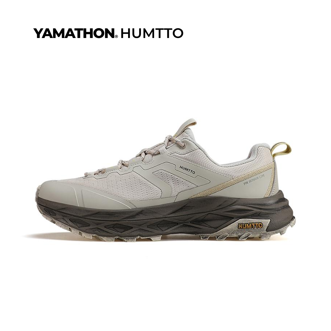 Yamathon Humtto Warabi 2 Men's Lightweight Trail Running Shoes Beige Gray