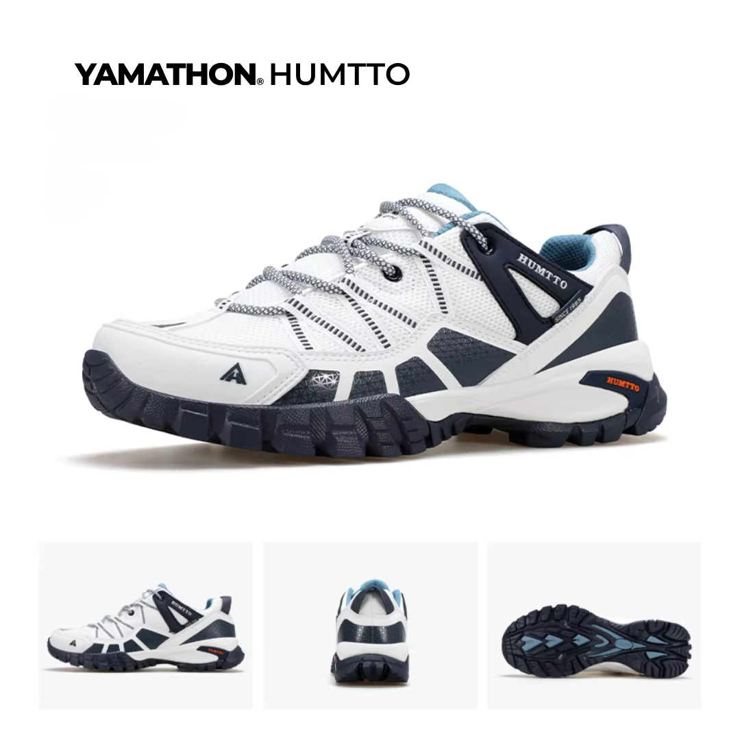 Yamathon Mont Blanc EVO 2 Women's Lightweight Hiking Shoes White Deep Blue