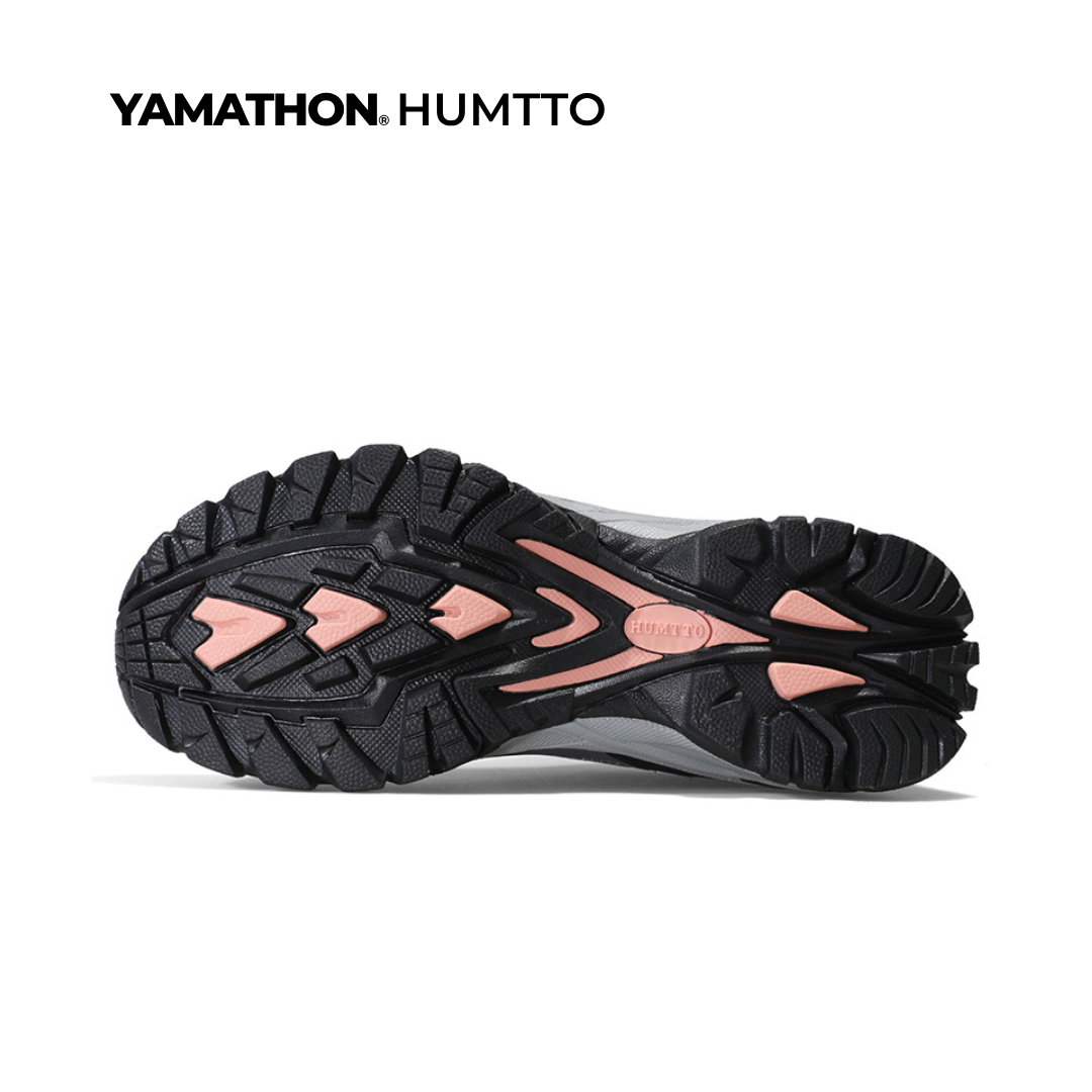 Yamathon Mont Blanc EVO 2 Women's Lightweight Hiking Shoes Dark Gray Light Pink